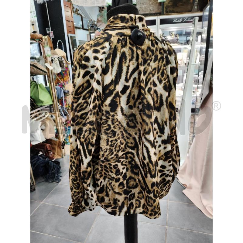 BLUSA D BOUTIQUE MOSCHINO LEOP BANDA PIZZO NE LAT | Mercatino dell'Usato Roma talenti 3