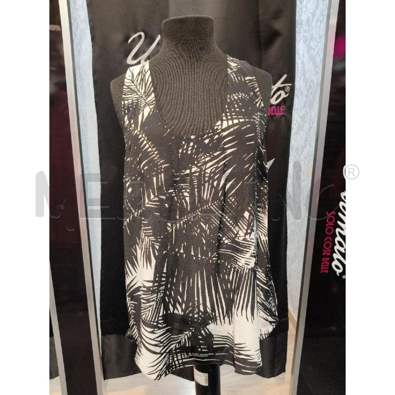 BLUSA D THEORY CANOTTA PALME BIA NE  | Mercatino dell'Usato Roma talenti 1