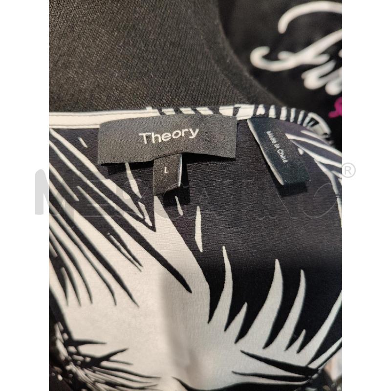 BLUSA D THEORY CANOTTA PALME BIA NE  | Mercatino dell'Usato Roma talenti 4