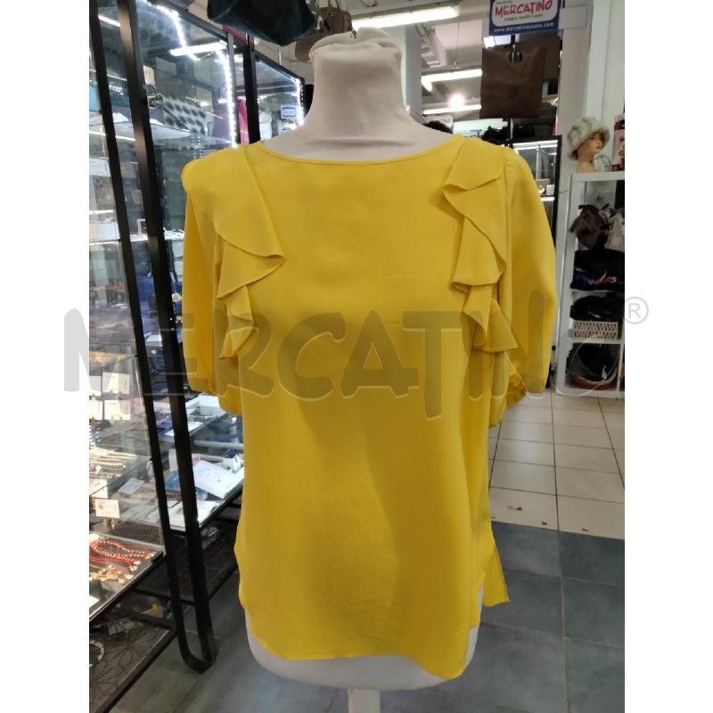 BLUSA D TIBI NEW YORK SETA GIALLO SP VOLANT | Mercatino dell'Usato Roma talenti 1