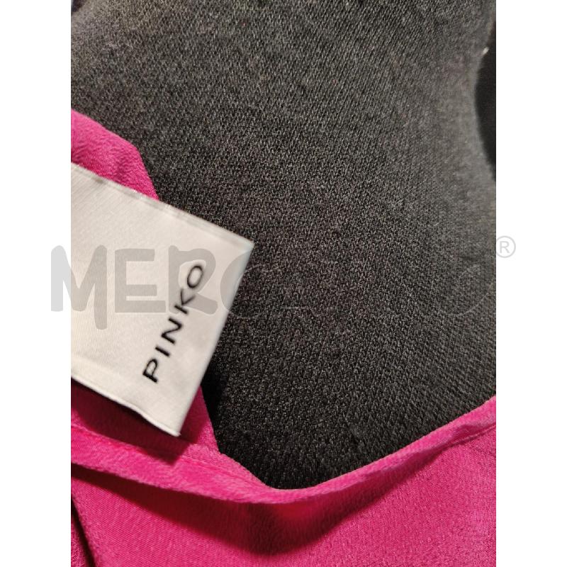 BLUSA SETA PINKO MAGENTA MAN VOLANT | Mercatino dell'Usato Roma talenti 4