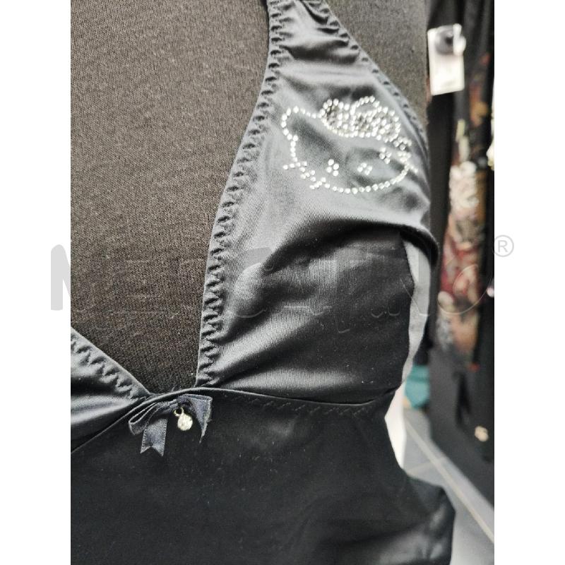 BODY D PANTALONCINO OYSHO SATIN NERO HELLO KITTY STRASS  | Mercatino dell'Usato Roma talenti 2