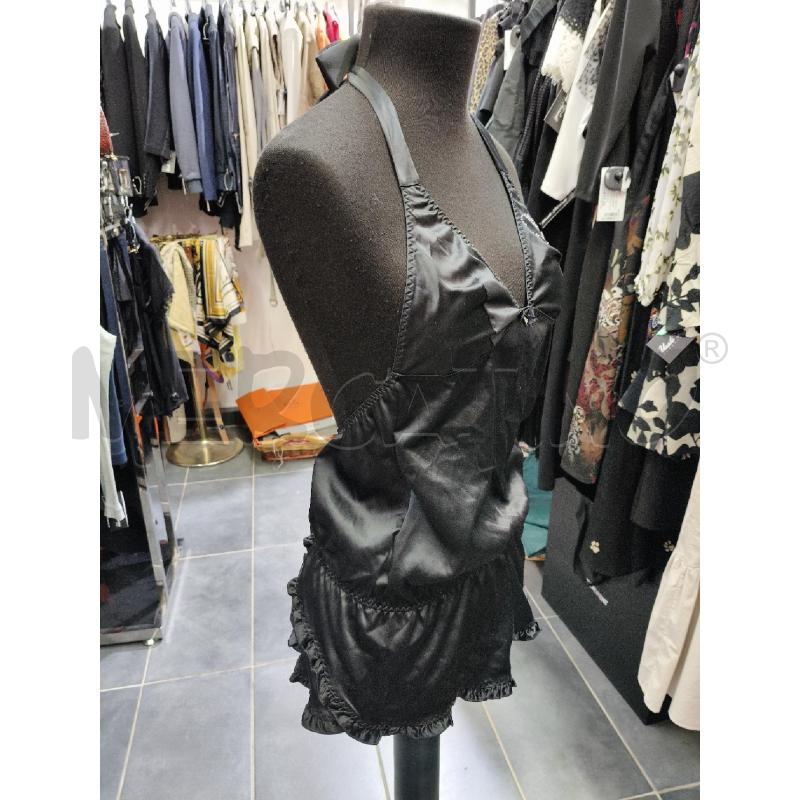 BODY D PANTALONCINO OYSHO SATIN NERO HELLO KITTY STRASS  | Mercatino dell'Usato Roma talenti 3