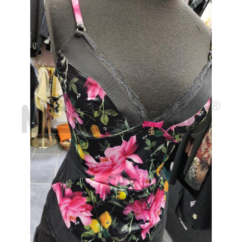 BODY D TED BAKER SATIN NE FIORI COL PIZZO  | Mercatino dell'Usato Roma talenti 2