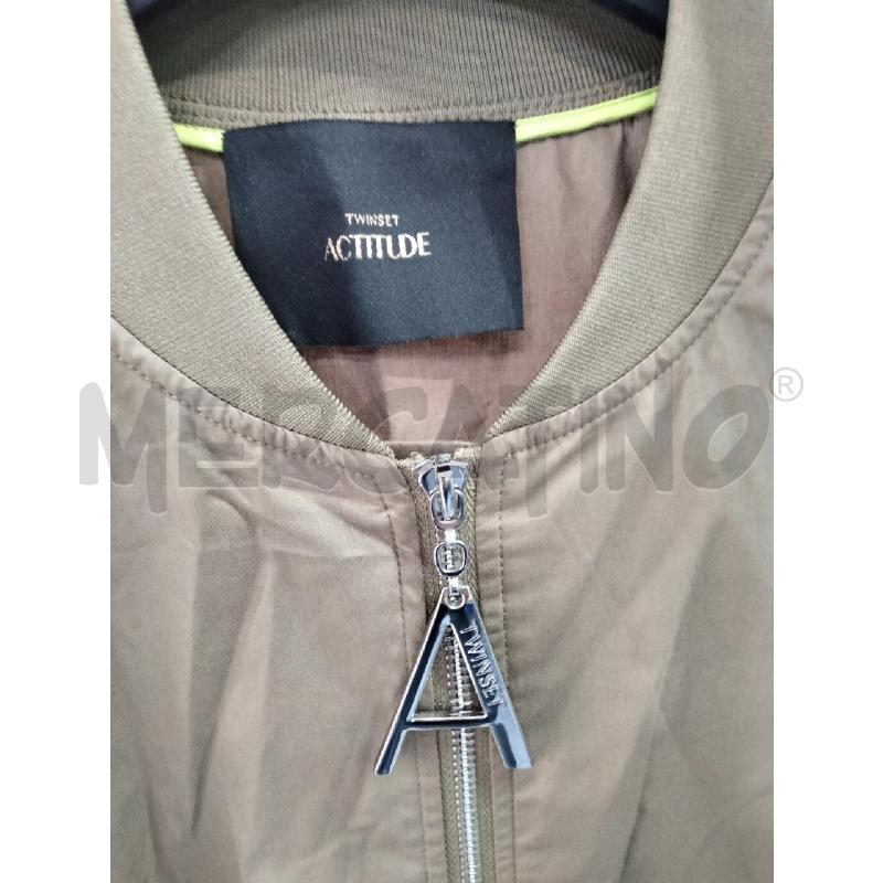 BOMBER + PANTALONE CARGO TWIN SET ACTITUKE KAKI  | Mercatino dell'Usato Roma talenti 2