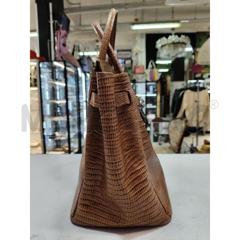 BORSA A MANO ARTIGIANALE COGNAC ST RETT  | Mercatino dell'Usato Roma talenti 4