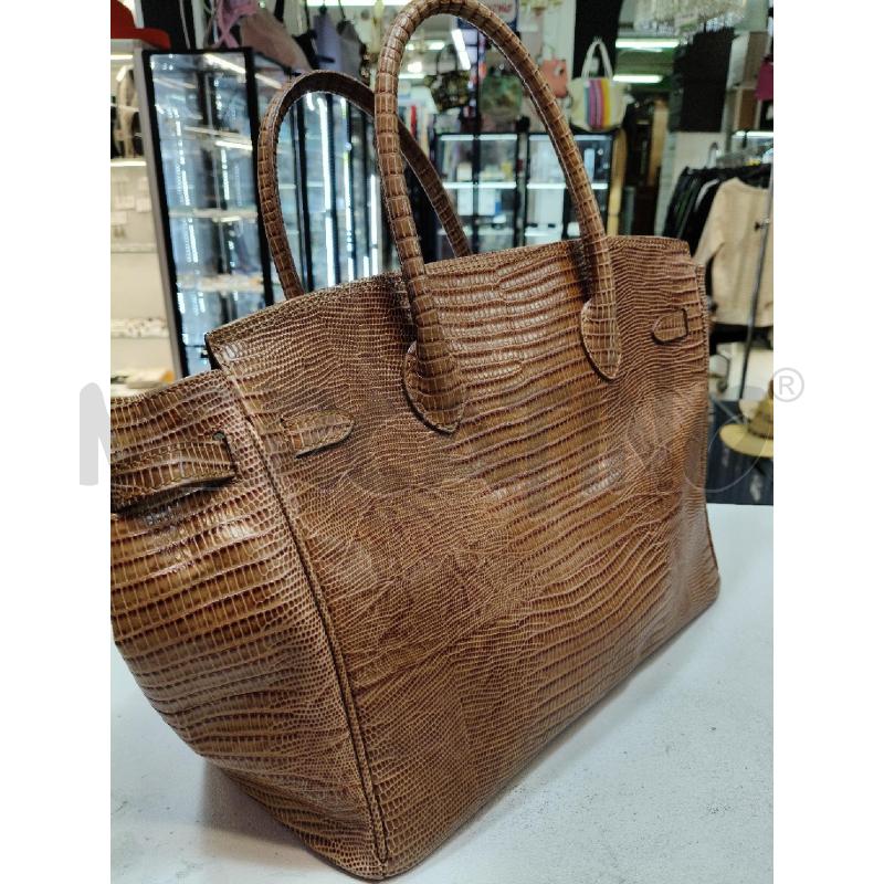 BORSA A MANO ARTIGIANALE COGNAC ST RETT  | Mercatino dell'Usato Roma talenti 5