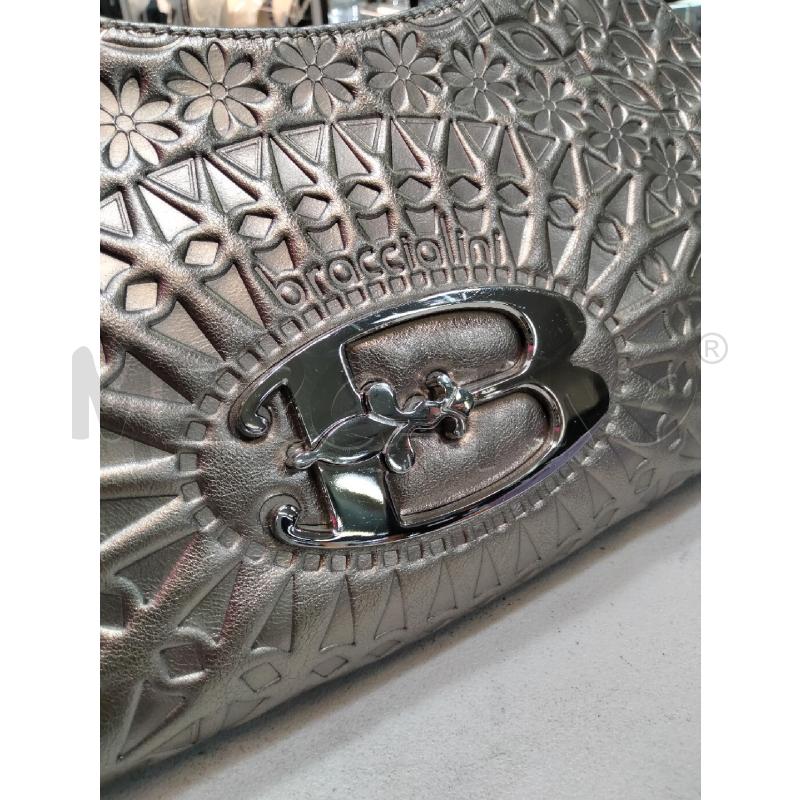 BORSA A MANO BRACCIALINI BRONZO DECO FIORI  | Mercatino dell'Usato Roma talenti 2