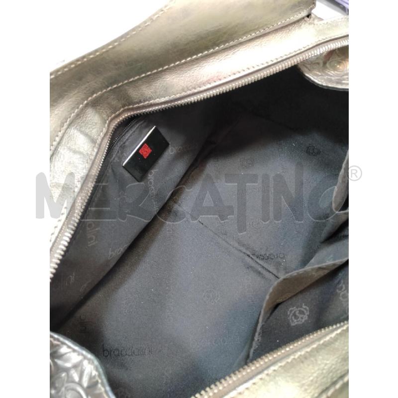 BORSA A MANO BRACCIALINI BRONZO DECO FIORI  | Mercatino dell'Usato Roma talenti 5