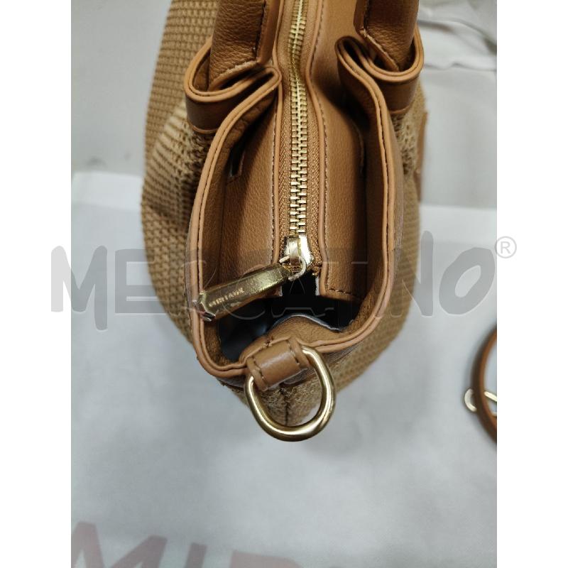 BORSA A MANO MIRIADE FLEUR RAFIA/BIS CON TRAC | Mercatino dell'Usato Roma talenti 3