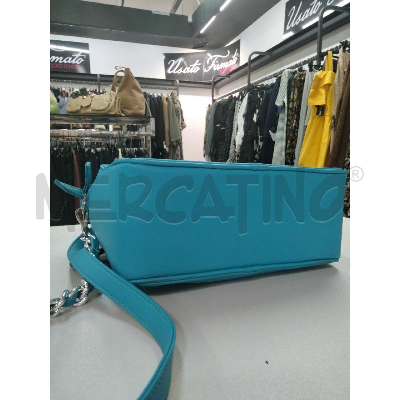 BORSA A MANO VALENTINA GIORGI TURCHESE GLITTER | Mercatino dell'Usato Roma talenti 3