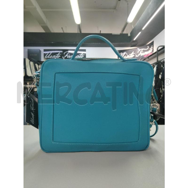 BORSA A MANO VALENTINA GIORGI TURCHESE GLITTER | Mercatino dell'Usato Roma talenti 5