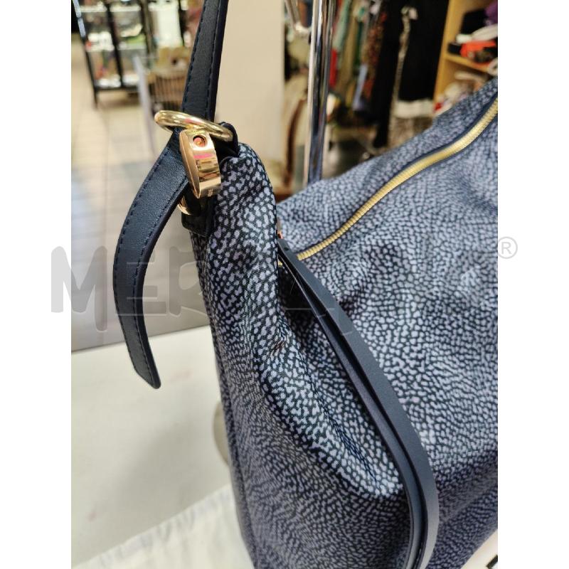 BORSA A SPALLA BORBONESE TAPIRO BLU  | Mercatino dell'Usato Roma talenti 2