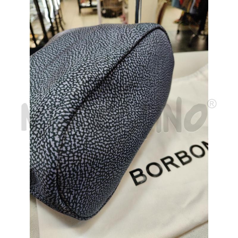 BORSA A SPALLA BORBONESE TAPIRO BLU  | Mercatino dell'Usato Roma talenti 4