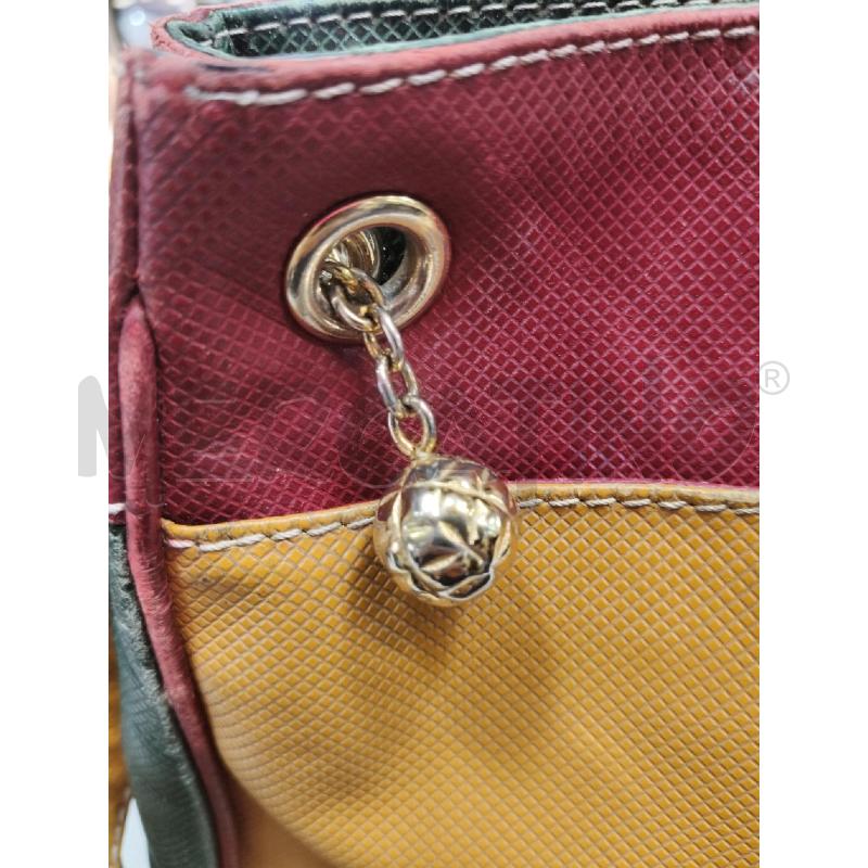BORSA A SPALLA BOTTEGA VENETA VINTAGE OCRA VERDE | Mercatino dell'Usato Roma talenti 3