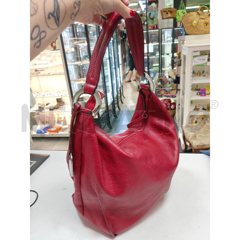 BORSA A SPALLA FURLA ROSSO MART MAXI ANELLO MET | Mercatino dell'Usato Roma talenti 1