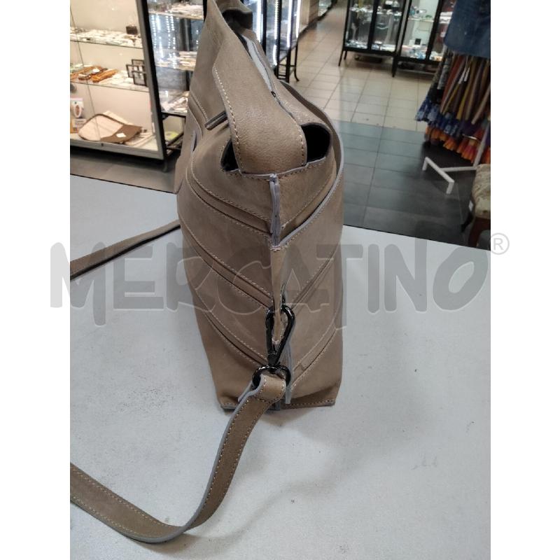 BORSA A SPALLA MALLONI PELLE TORTORA BANDE  | Mercatino dell'Usato Roma talenti 2