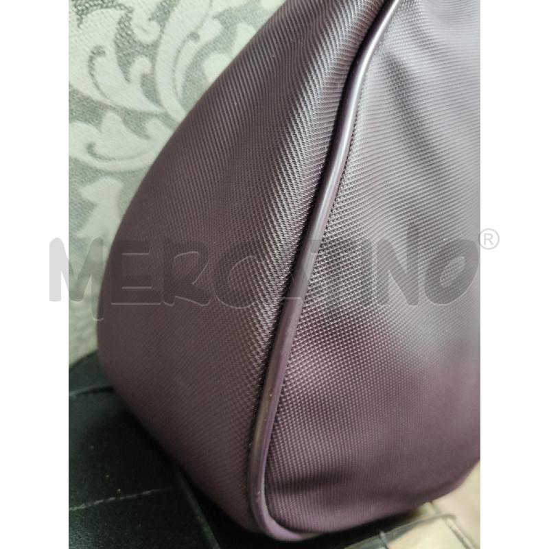 BORSA A SPALLA MEZZALUNA LACOSTE VIOLA | Mercatino dell'Usato Roma talenti 2