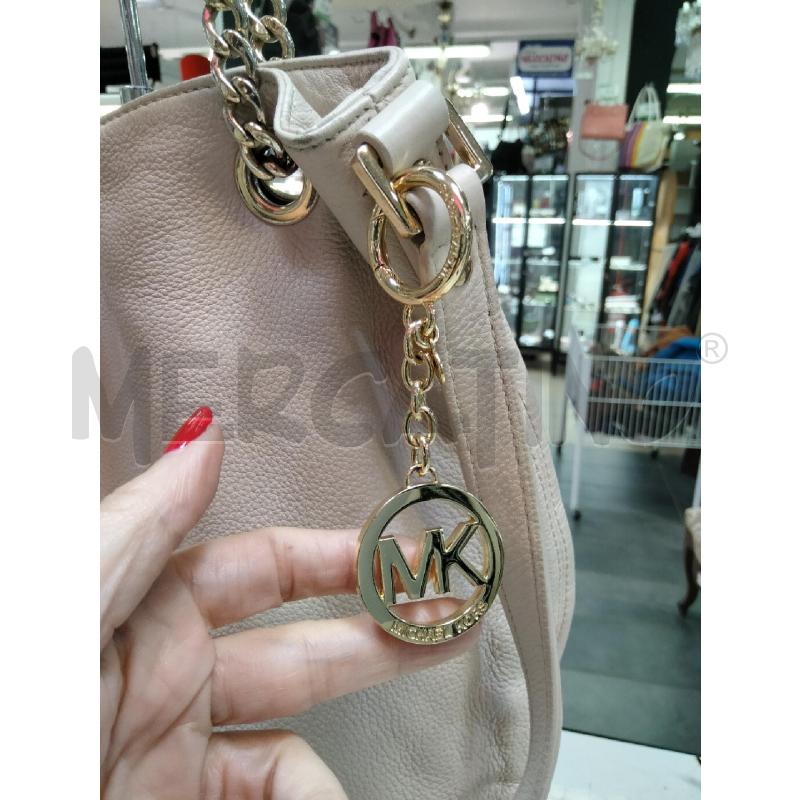 BORSA A SPALLA MICCHAEL KORS ROSA CIPRIA MANICI CATENE DOR  | Mercatino dell'Usato Roma talenti 2