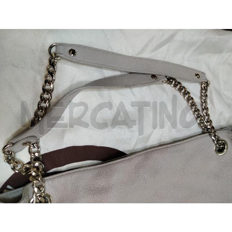 BORSA A SPALLA MICCHAEL KORS ROSA CIPRIA MANICI CATENE DOR  | Mercatino dell'Usato Roma talenti 3