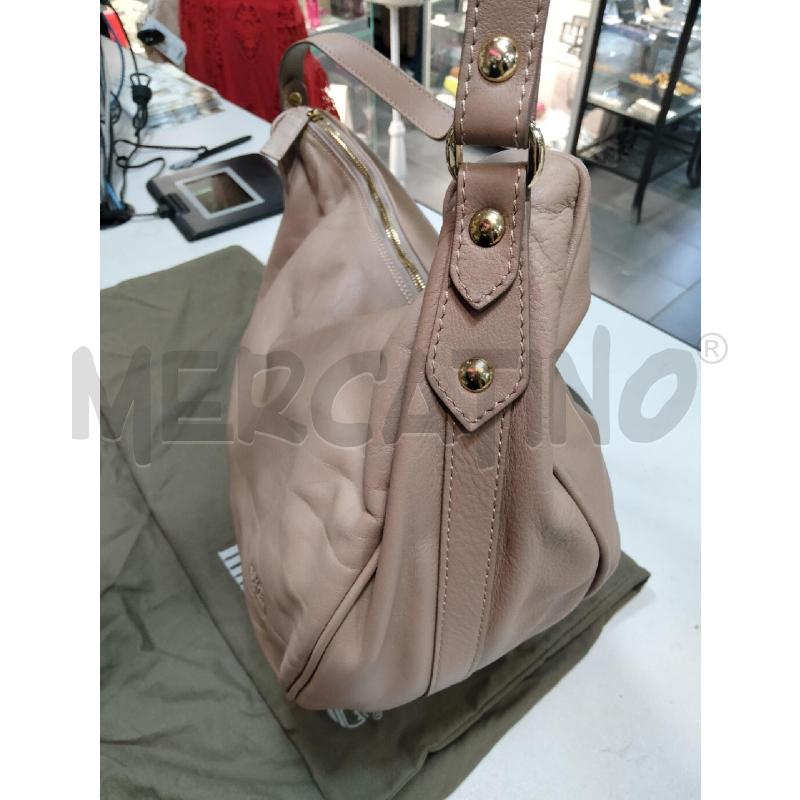BORSA A SPALLA TIMBERLAND MEZZALUNA PELLE ROSA | Mercatino dell'Usato Roma talenti 3
