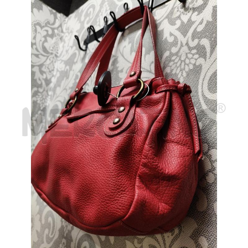 BORSA A SP AW PELLE ROSSO MART MANICI DOPPI | Mercatino dell'Usato Roma talenti 2