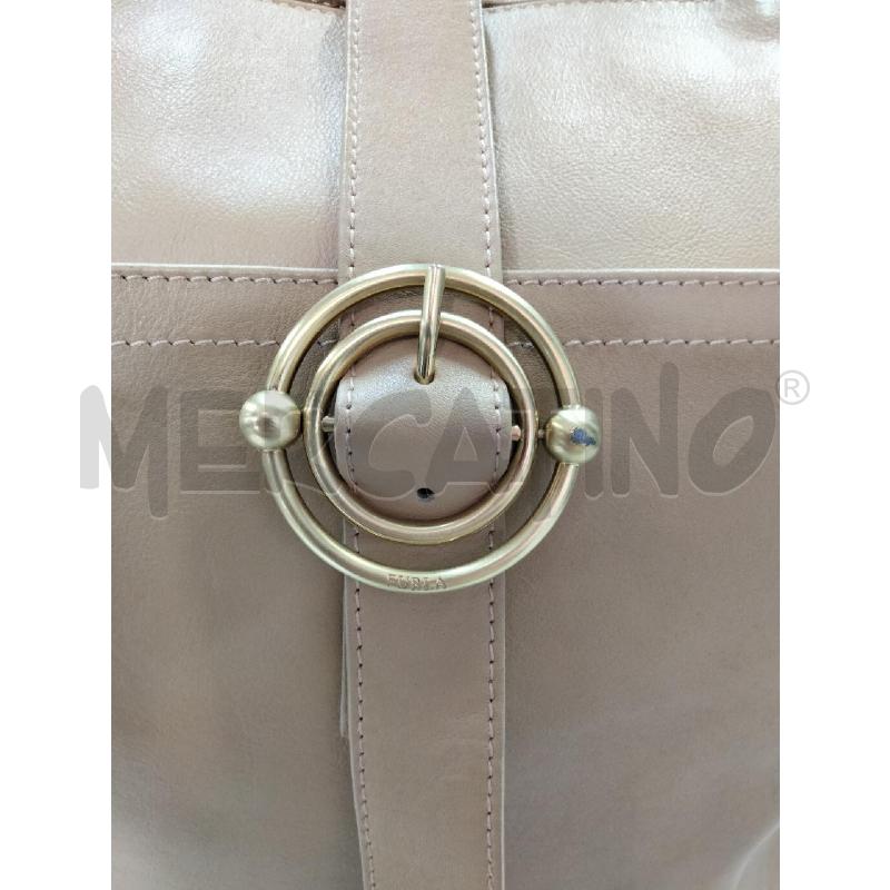 BORSA A SP FURLA CREMA FIBBIA TONDA DOR | Mercatino dell'Usato Roma talenti 2