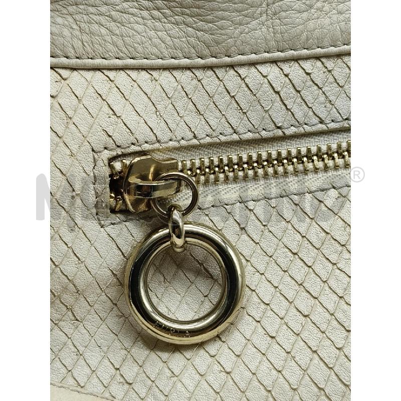 BORSA A SP FURLA CREMA FRONT DECO ROMBI | Mercatino dell'Usato Roma talenti 2