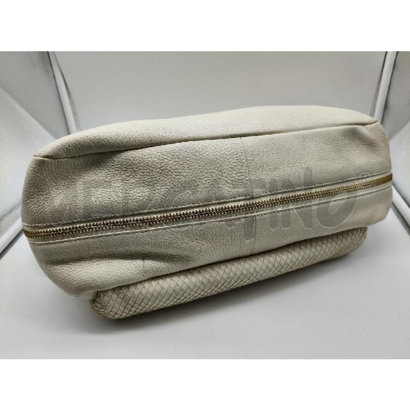 BORSA A SP FURLA CREMA FRONT DECO ROMBI | Mercatino dell'Usato Roma talenti 3