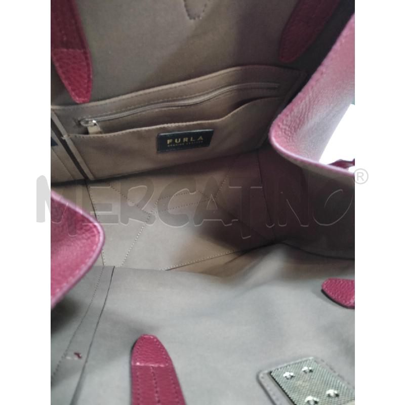 BORSA A SP FURLA SECCHIELLO BORDEAUX GRIGIO CHIUS DOR | Mercatino dell'Usato Roma talenti 2