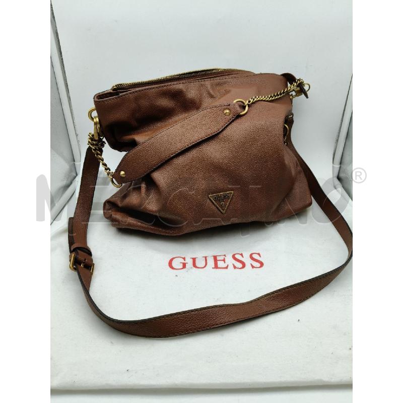 BORSA A SP GUESS BISCOTTO CAT BRUNITO CON TRAC | Mercatino dell'Usato Roma talenti 1