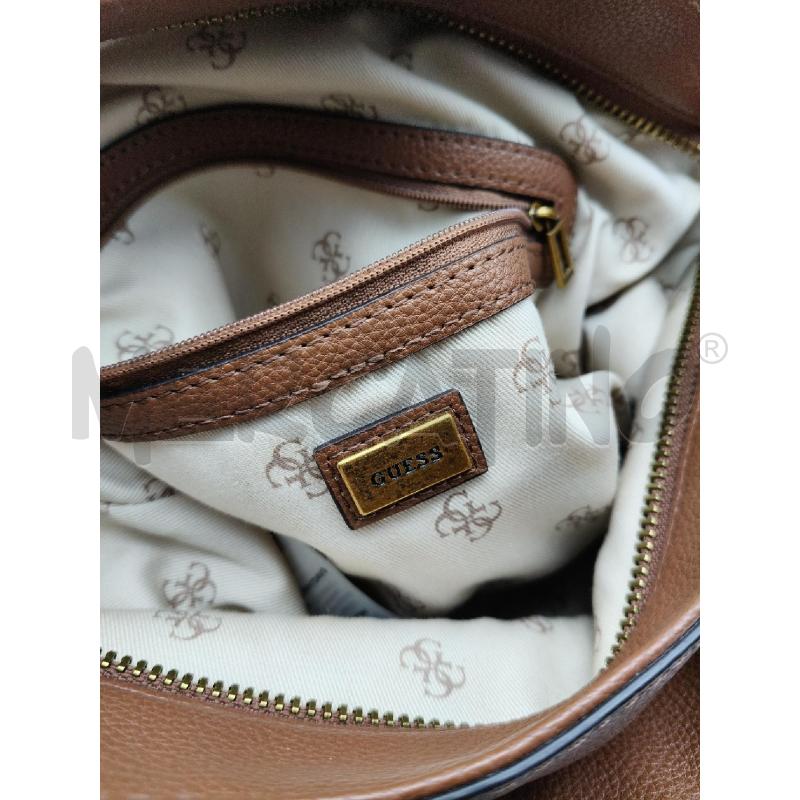 BORSA A SP GUESS BISCOTTO CAT BRUNITO CON TRAC | Mercatino dell'Usato Roma talenti 4