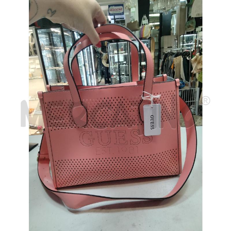 BORSA D GUESS RS MET TRAFORATA ROMBI  | Mercatino dell'Usato Roma talenti 1