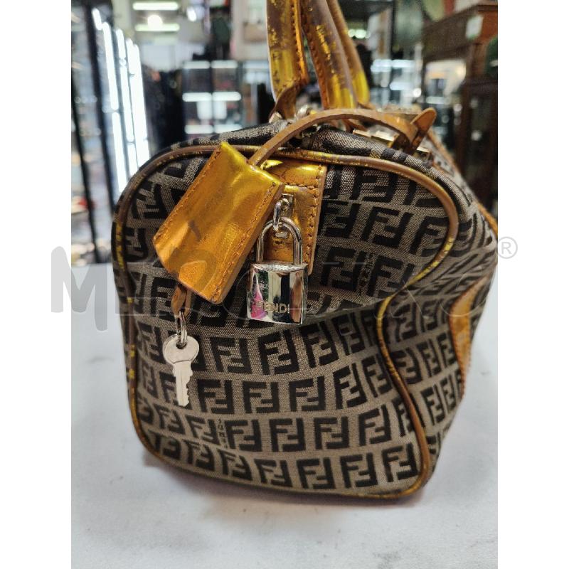 BORSA D MANO FENDI BAULETTO FOREVER ARA MET  | Mercatino dell'Usato Roma talenti 3