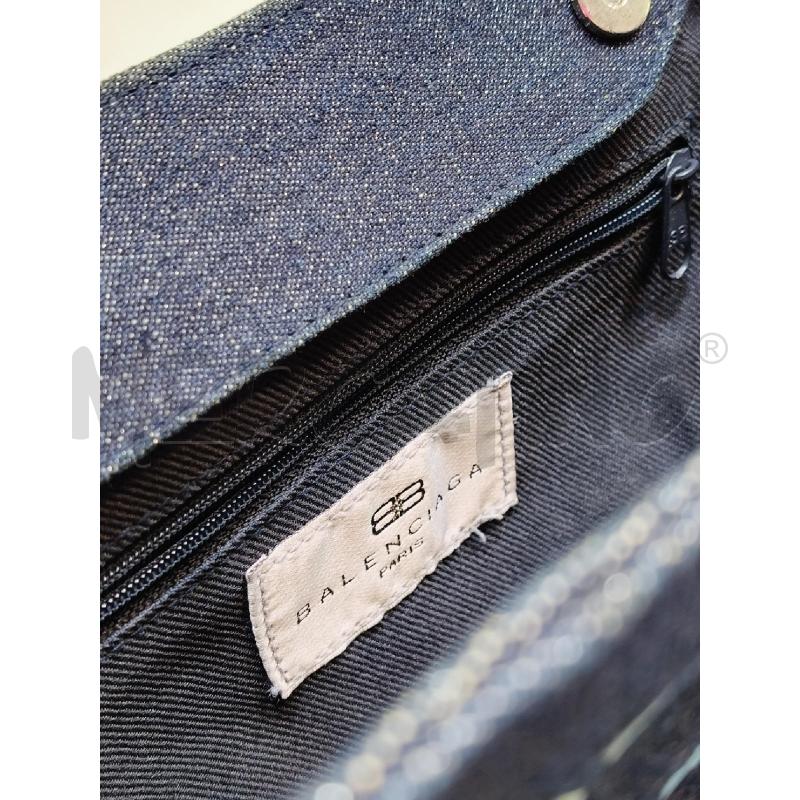 BORSA D SPALLA BALENCIAGA DENIM MONOGRAM | Mercatino dell'Usato Roma talenti 5