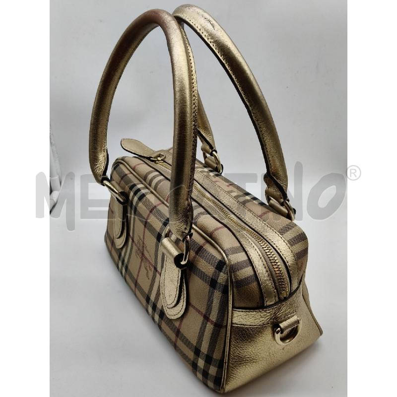 BORSA D SPALLA BURBERRY MONOGRAM MANICI ORO | Mercatino dell'Usato Roma talenti 3