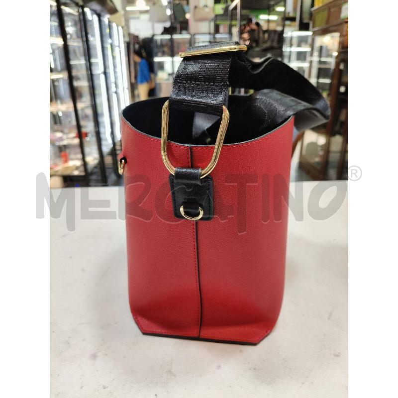 BORSA GEOX ROSSO SECCHIELLO INT POCHETTE NYLON NERO  | Mercatino dell'Usato Roma talenti 4