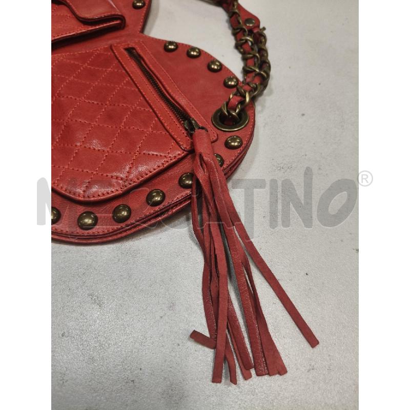 BORSA MOSCHINO CHEAP ANC CHIC ROSSO CUORE BORCHIE | Mercatino dell'Usato Roma talenti 4