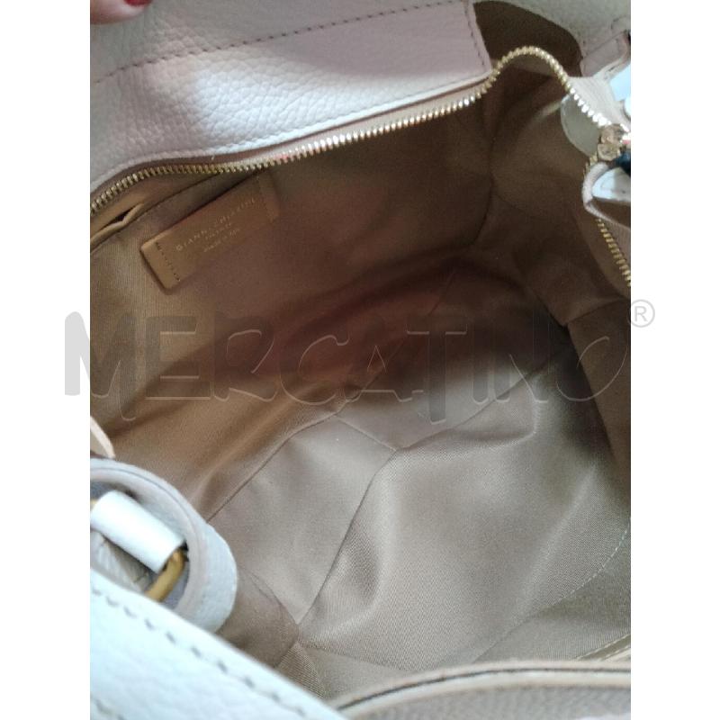 BORSA SPALLA D GIANNI CHIARINI PANNA MARTELLATA CHIODI DOR  | Mercatino dell'Usato Roma talenti 3