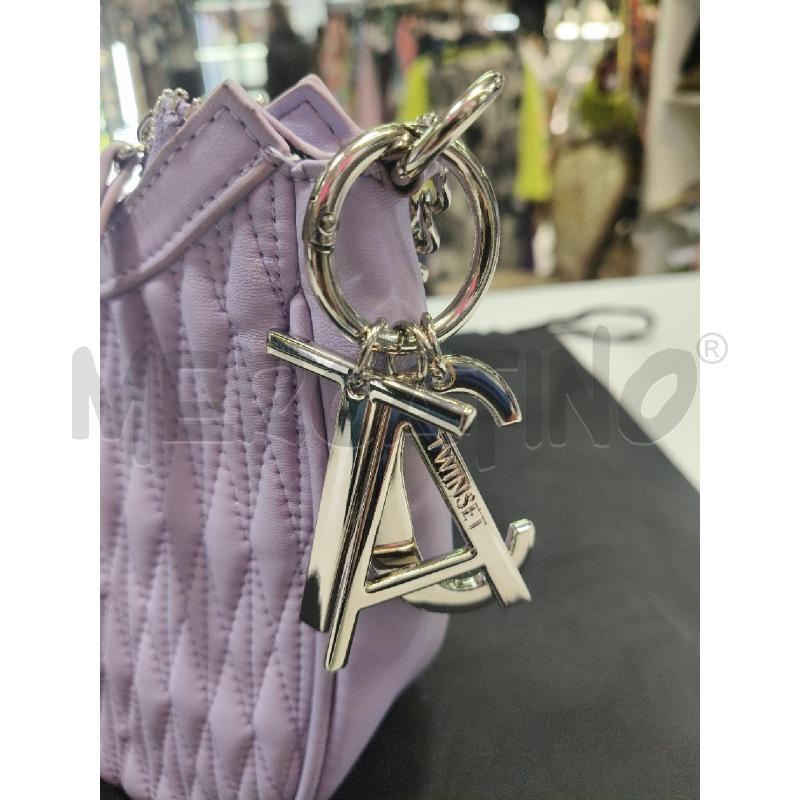 BORSA SPALLA D TWINSET LILLA TRAPUNTA STONDA | Mercatino dell'Usato Roma talenti 2