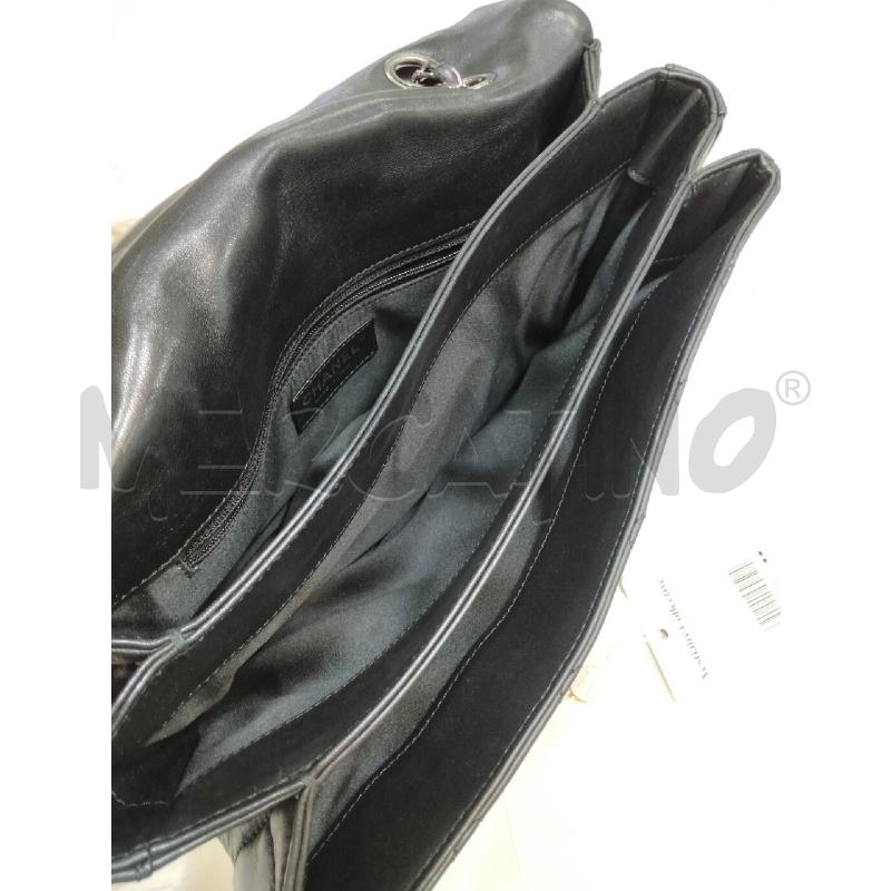 BORSA TRACOLLA CHANEL TIMELESS NAPPA NERO HARDWARE ARGENTO | Mercatino dell'Usato Roma talenti 2