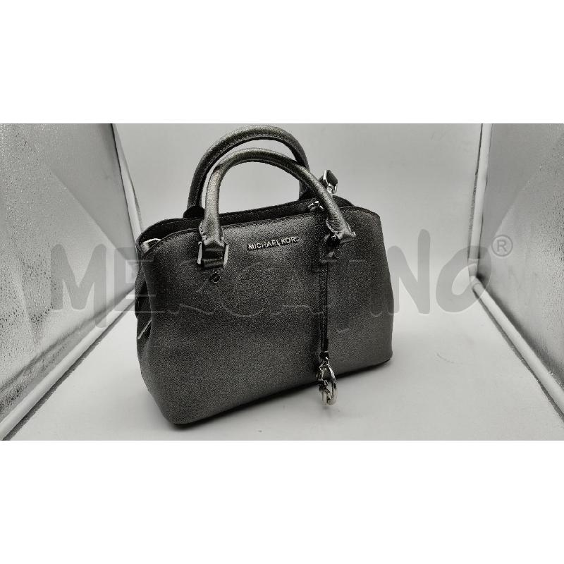 BORSETTA A MANO MICHEL KORS ARGENTO CON TRAC  | Mercatino dell'Usato Roma talenti 1