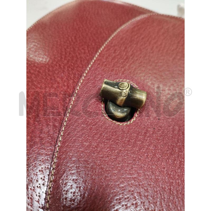 BORSETTA A MANO MOSCHINO REDWALL BORDEAUX  | Mercatino dell'Usato Roma talenti 3