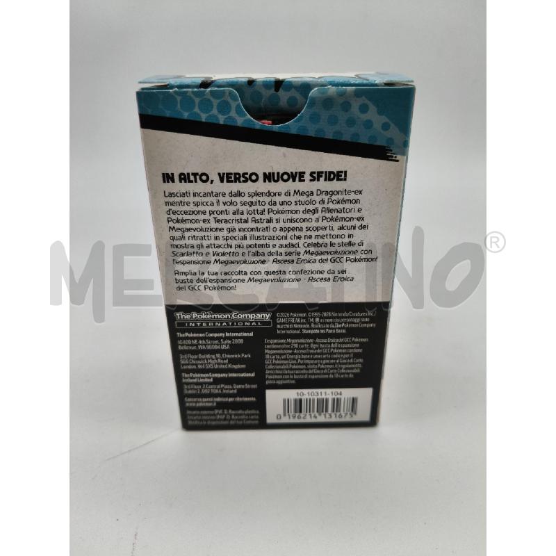 BOX BUNDLE POKEMON 6 BUSTINE ASCESA EROICA | Mercatino dell'Usato Roma talenti 3