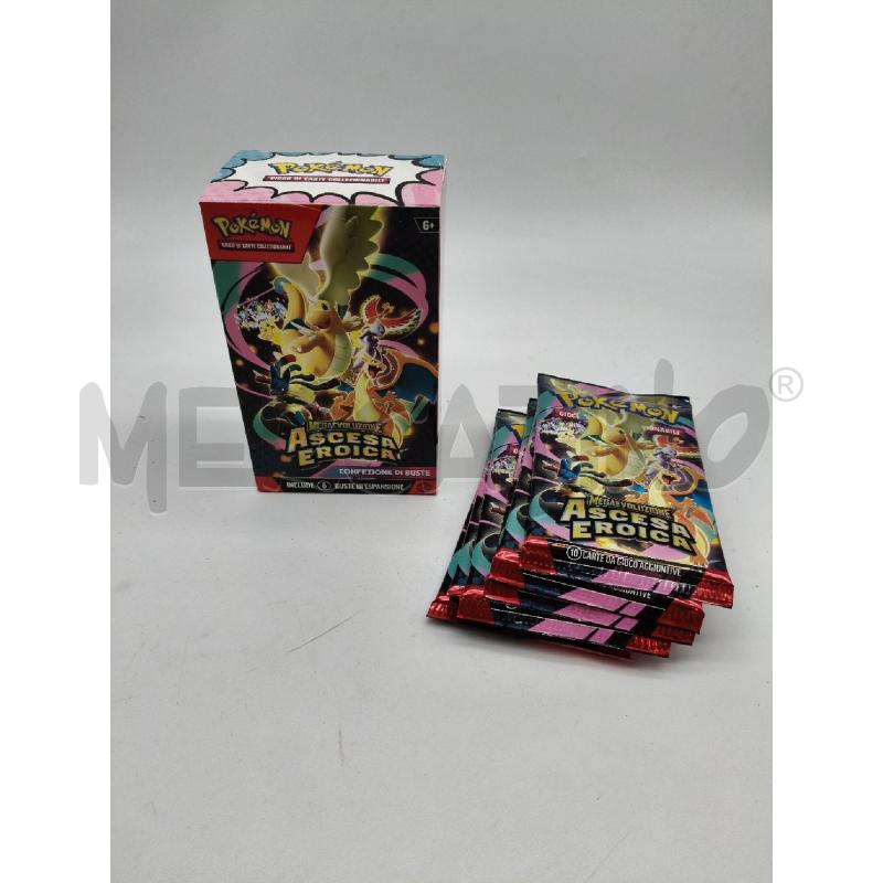 BOX BUNDLE POKEMON 6 BUSTINE ASCESA EROICA | Mercatino dell'Usato Roma talenti 1