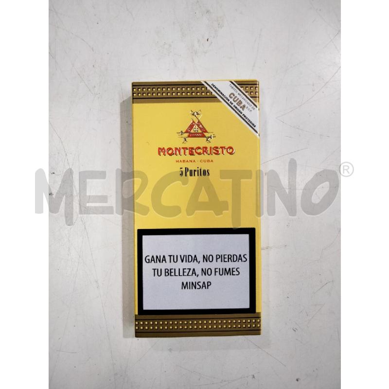 BOX SIGARI MONTECRISTO 5 PURITOS (SONO 4) | Mercatino dell'Usato Roma talenti 1
