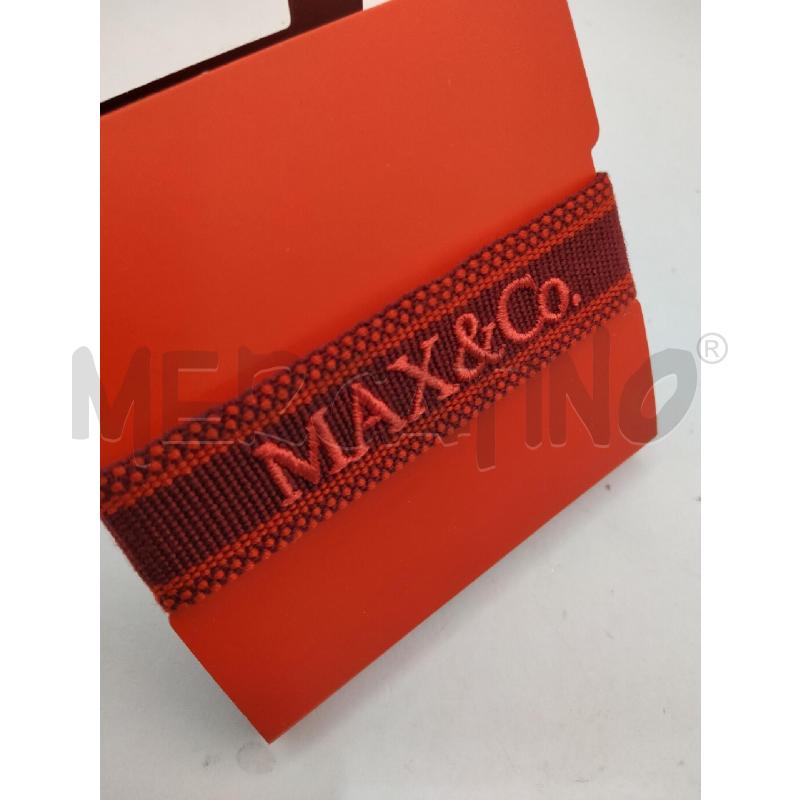 BRACCIALETTO MAX&CO CANVAS ROSSO  | Mercatino dell'Usato Roma talenti 3