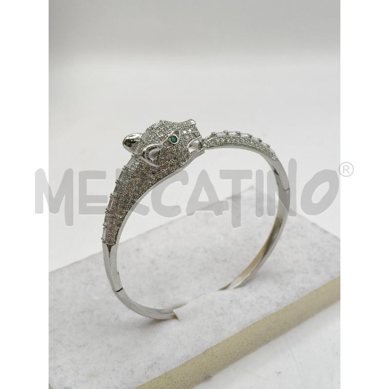 BRACCIALE 129A RIG PANTERA PAVE BIA OCCHI VER | Mercatino dell'Usato Roma talenti 1