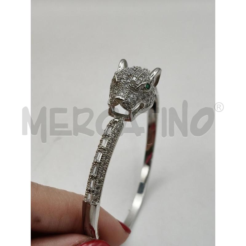 BRACCIALE 129A RIG PANTERA PAVE BIA OCCHI VER | Mercatino dell'Usato Roma talenti 4
