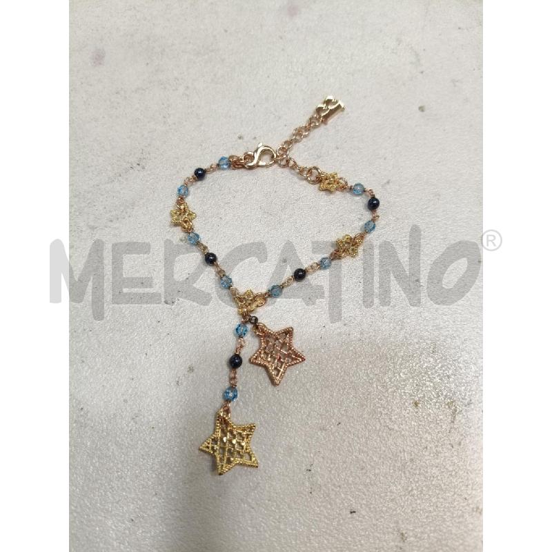 BRACCIALE BOCCADAMO FUSION STELLE DOR/ROSE PALLINE BLU CEL | Mercatino dell'Usato Roma talenti 1